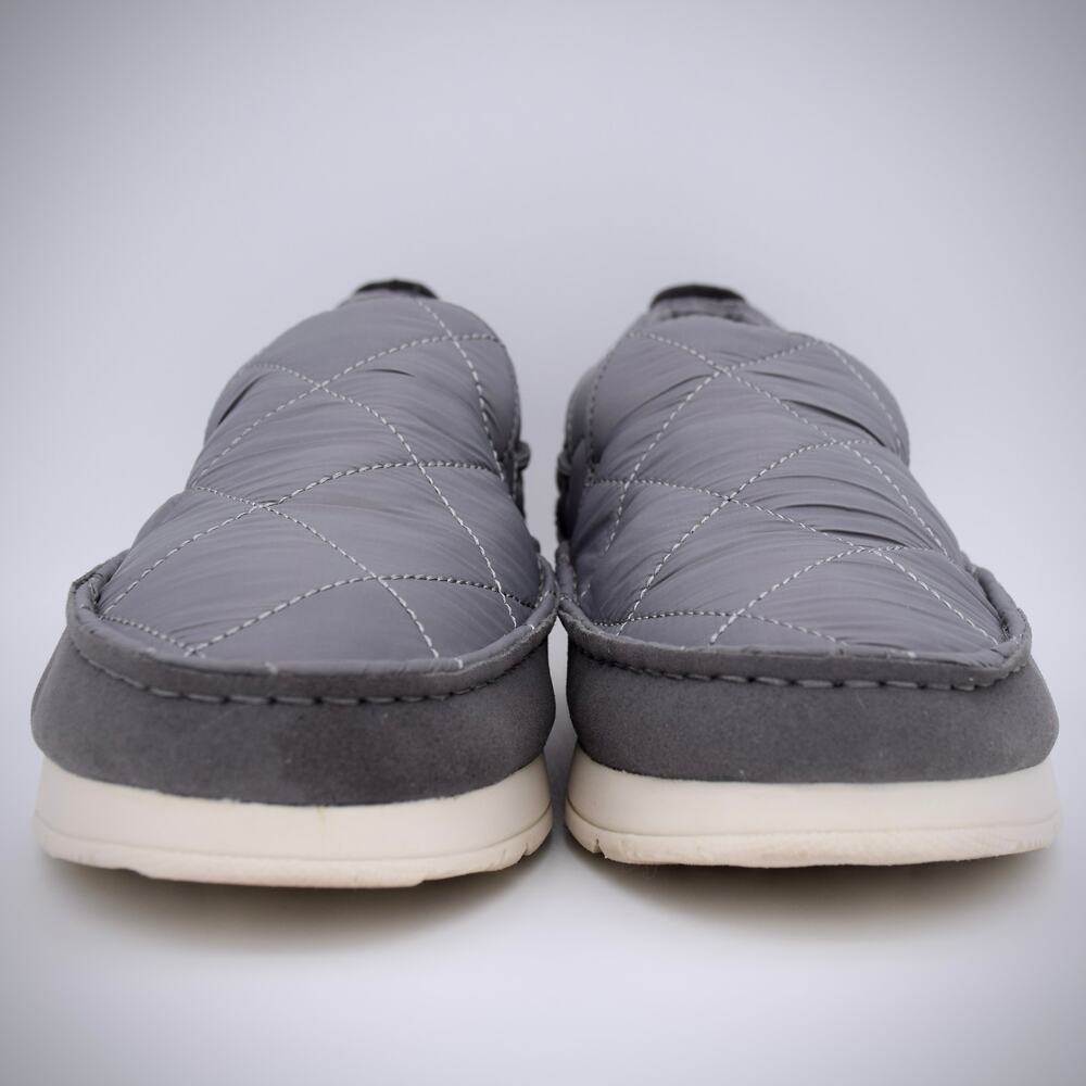 Sperry Quilted MocSider Slip On Shoes 9.5 Gray Nylon